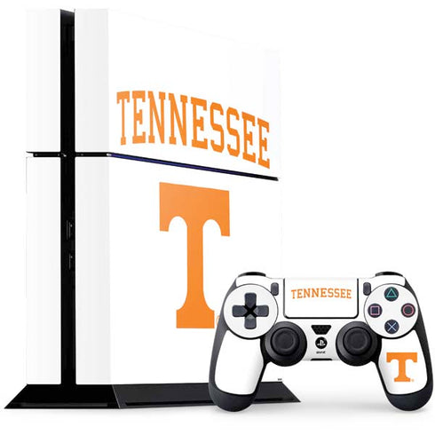 University of Tennessee-Knoxville Collegiate Text PlayStation PS4 Skins